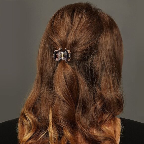 Acrylic Hair Clips Tortoise Leopard 12 Pcs Mini Claws Barrettes for Women Girls main image 4